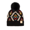 Beige | Ages 1-5 C.C® Beanie Baby & Kids Size Southwestern Print Accessories Hats