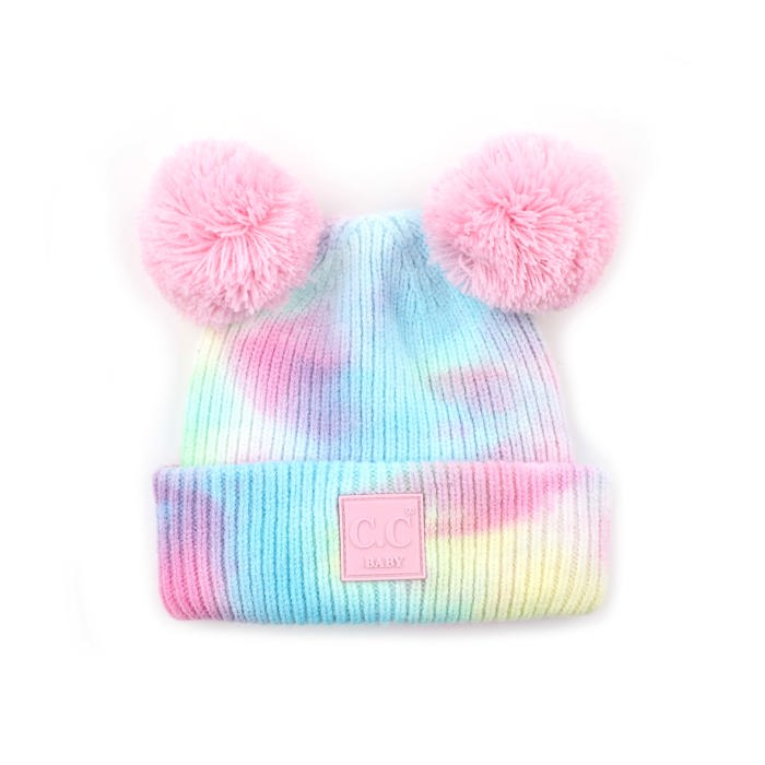 C.C® Beanie Baby Pom Tie-Dye Unisex Hats