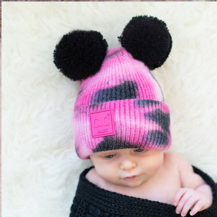 C.C® Beanie Baby Pom Tie-Dye Unisex Hats