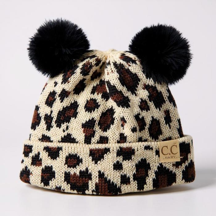 C.C® Baby Beanie Animal Print Winter Hats