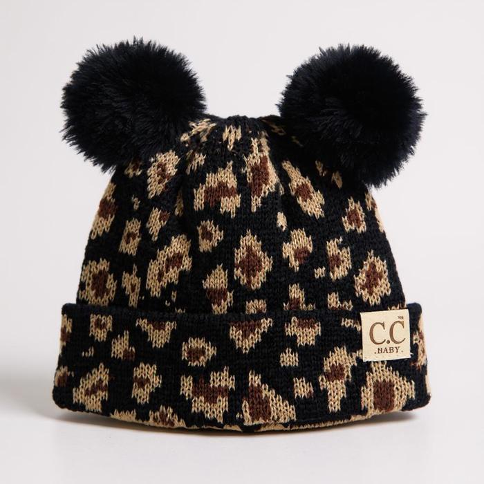C.C® Baby Beanie Animal Print Winter Hats