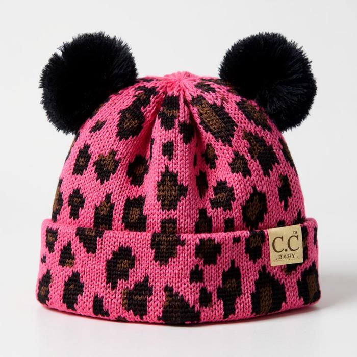 C.C® Baby Beanie Animal Print Winter Hats