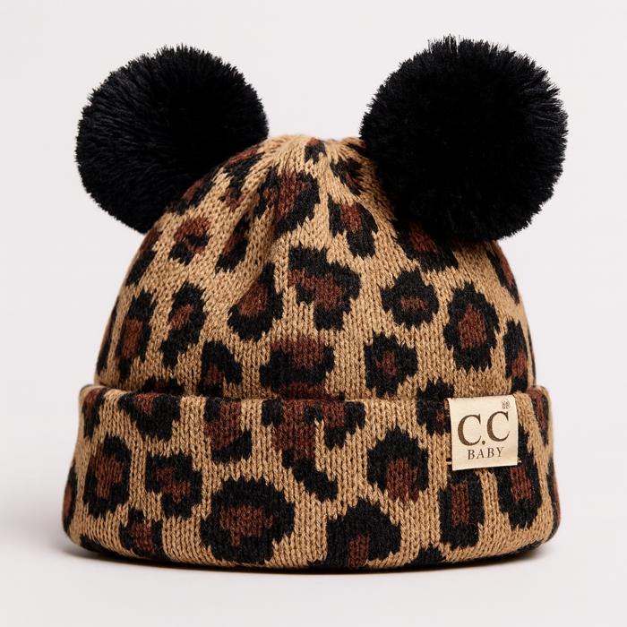 C.C® Baby Beanie Animal Print Winter Hats