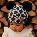 White - Newborn | Newborn - 12 Month C.C® Baby Beanie Animal Print Winter Hats