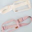 Beige C.C® Clear Coliseum Belt Bag Fanny Pack, One Size