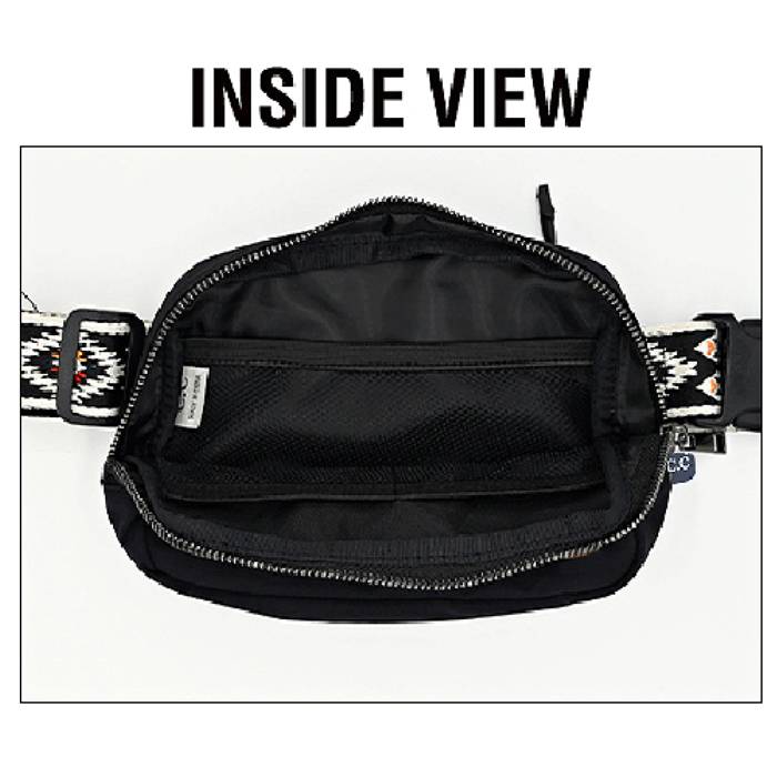 C.C® Bag Southwestern Aztec Adjustable Strap Fanny Pack Belt Bag, One Size