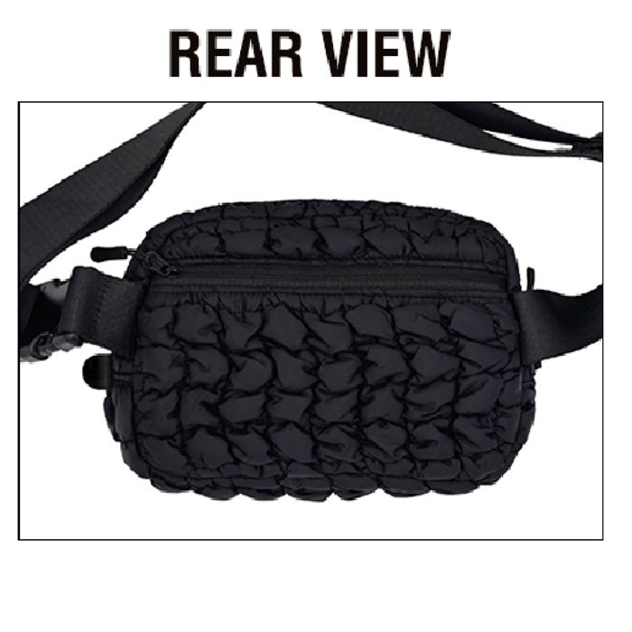 C.C� Quilted Puffer Fanny Pack, Adjustable