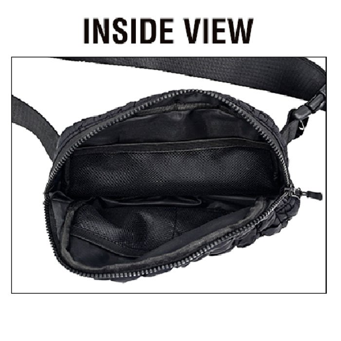 C.C� Quilted Puffer Fanny Pack, Adjustable
