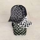  C.C� Checkered Ponytail Hats Criss Cross Style Women Cap