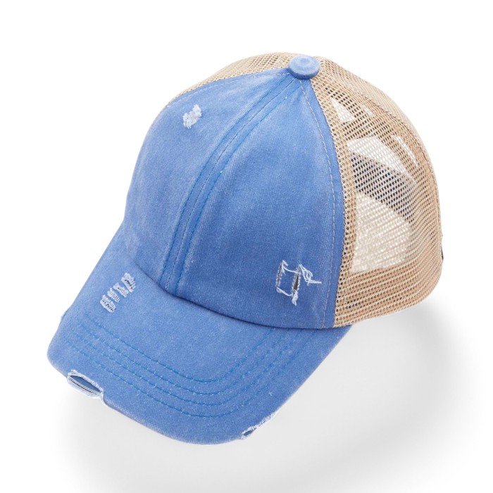 CC Multi-Level Criss Cross Women's Baseball Ponytail Cap Hat