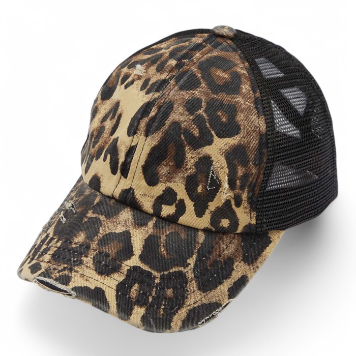 CC Multi-Level Criss Cross Women's Baseball Ponytail Cap Hat