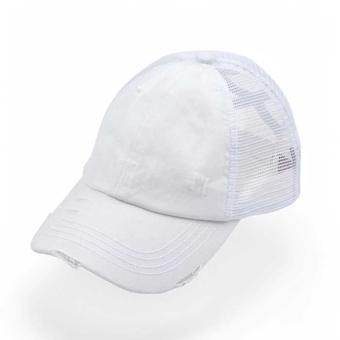 CC Multi-Level Criss Cross Women's Baseball Ponytail Cap Hat