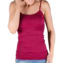 Burgundy Shirt Size: XS-L Basic Layering Cami