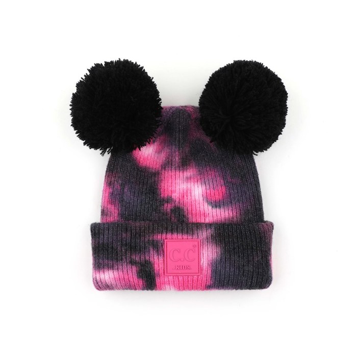 C.C® Beanie Baby Pom Tie-Dye Unisex Hats
