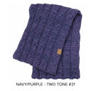 #21 Navy/Purple CC Comfy Infinity Scarf | 2-Tone