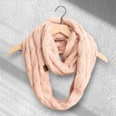 #2 Rose CC Comfy Infinity Scarf | 2-Tone