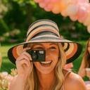  Easy Rollable Straw Visor Vacation Hat