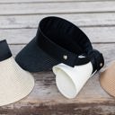 Black Adventure Rollable Straw Visor