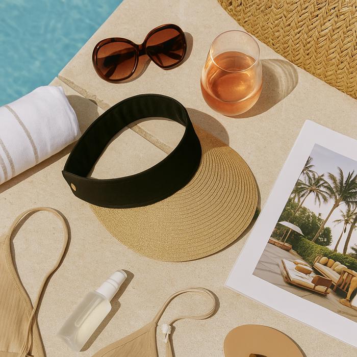 Adventure Rollable Straw Visor
