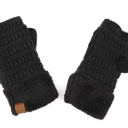 Black C.C® Fingerless Gloves