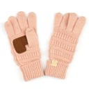 Indi Pink C.C Kids Size Touchscreen Gloves
