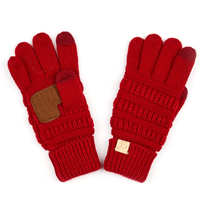 C.C Kids Size Touchscreen Gloves