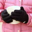 Red - Petite (9" TOTAL) C.C® Gloves Phone Touchscreen Tech Unisex, Adult Junior
