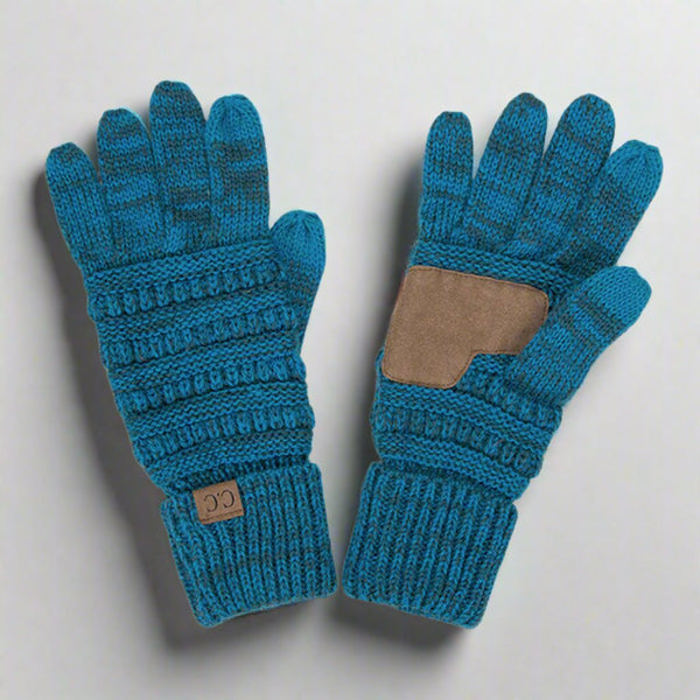 CC Brand Two-Toned Touchscreen Tech Phone Gloves Winter Accessories