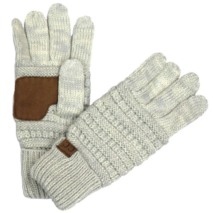CC Brand Two-Toned Touchscreen Tech Phone Gloves Winter Accessories
