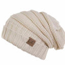 Natural C.C® Slouchy Beanie | Minimalist Knit | Unisex