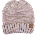 Rose (Two-Tone) C.C® Slouchy Beanie | Minimalist Knit | Unisex