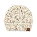 Oatmeal Confetti | Youth - Adult C.C® Beanie Cozy Confetti Cable Knit Skully Hats