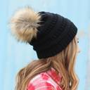 Mustard C.C® Beanie Cable-Knit Pom Accessories Hats for Gifts, Women, Teens Girls