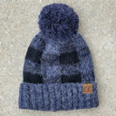 Navy/Black CC Buffalo Plaid Beanies Hats