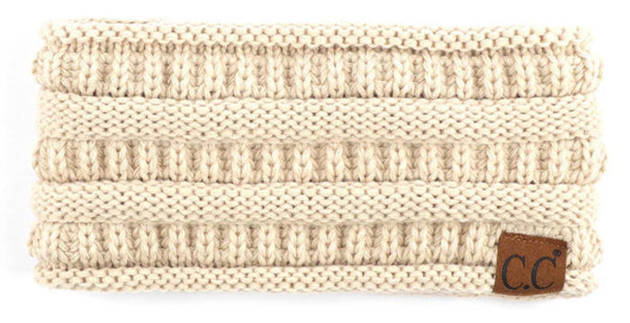 CC Lined Pony Head Band