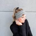 Light Grey C.C® Non-Lined Women Head Wrap with Button for Glasses for Teacher or Mask for Healthcare Worker