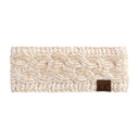 Metallic Ivory/Gold C.C® Confetti Metallic Lined Head Wrap for Women Teen