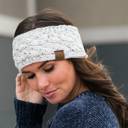 Metallic Black C.C® Confetti Metallic Lined Head Wrap for Women Teen