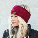 Oatmeal C.C® Confetti Metallic Lined Head Wrap for Women Teen