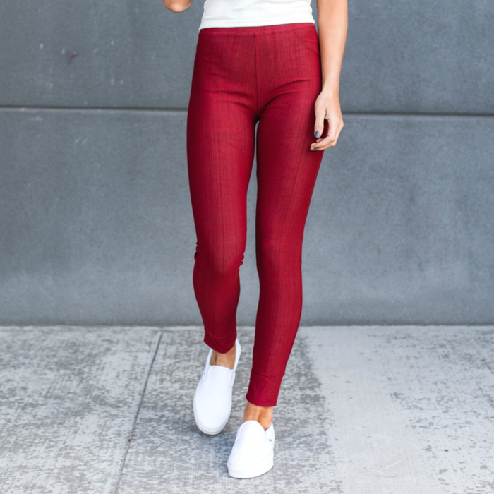 Premium Stretch Soft High Waisted Jeggings for Women - Denim Leggings - Cotton Stretch Blend - Long