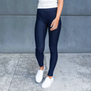 XL-2XL (Pant Size 11-13) Long - Navy Premium Stretch Soft High Waisted Jeggings for Women - Denim Leggings - Cotton Stretch Blend - Long