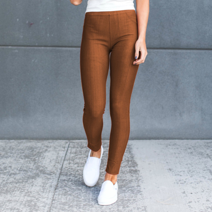 Premium Stretch Soft High Waisted Jeggings for Women - Denim Leggings - Cotton Stretch Blend - Long