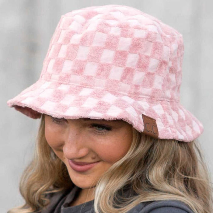 C.C® Checkered Terry Cloth Bucket
