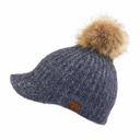 Ivory CC Kid and Adult Sizes Winter Knitted Ball Cap Beanie