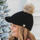 New Candy Pink CC Kid and Adult Sizes Winter Knitted Ball Cap Beanie