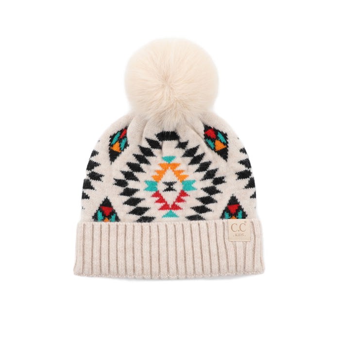 C.C® Beanie Baby & Kids Size Southwestern Print Accessories Hats