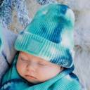 Ages 1-5 | Dark & Light Grey C.C® Beanie Kids Tie Dye Hats -Two Sizes - Newborn - 9 Months and Ages 1-5 -