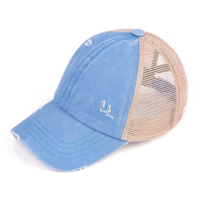 CC Multi-Level Criss Cross Kids Baseball Ponytail Cap Hat