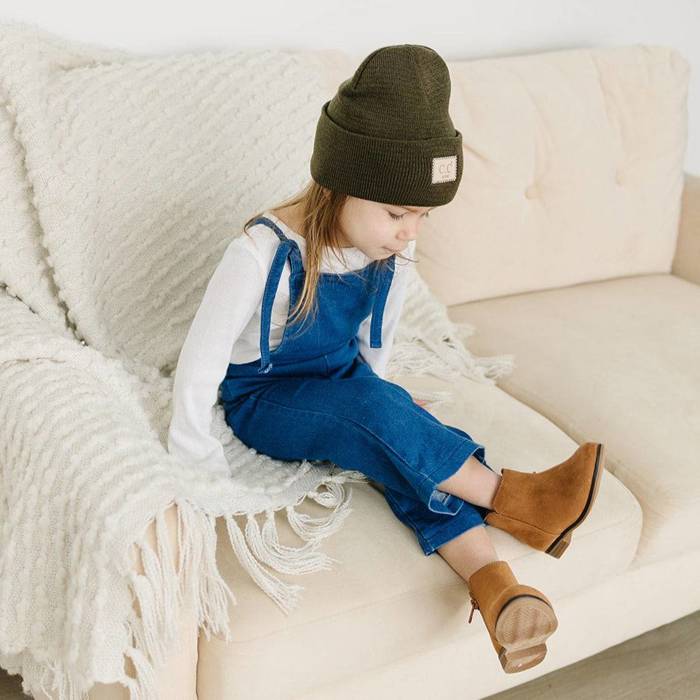 C.C® Kids Beanie Unisex Ribbed Hats Accessories, Ages 1-5