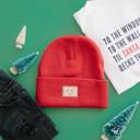 Red - Ages 1-5 C.C® Kids Beanie Unisex Ribbed Hats Accessories, Ages 1-5